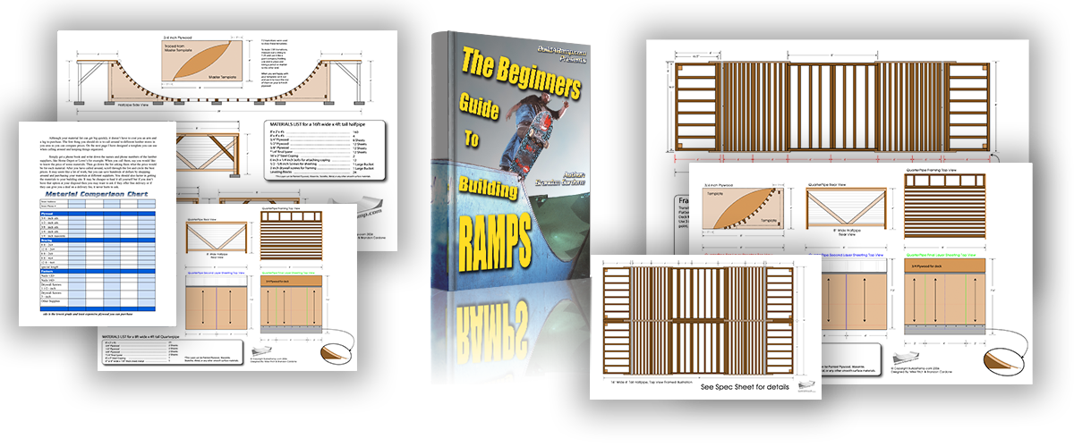 Ramp-Plan-Ramp-Guide-Product-Downloads Skateboard or BMX Ramp Plans and Halfpipe Ramp Building Guide